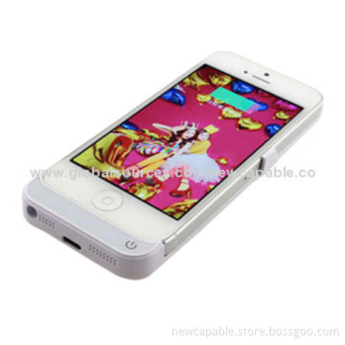 Power Bank Case for iPhone 5, 2,200mAh Capacity